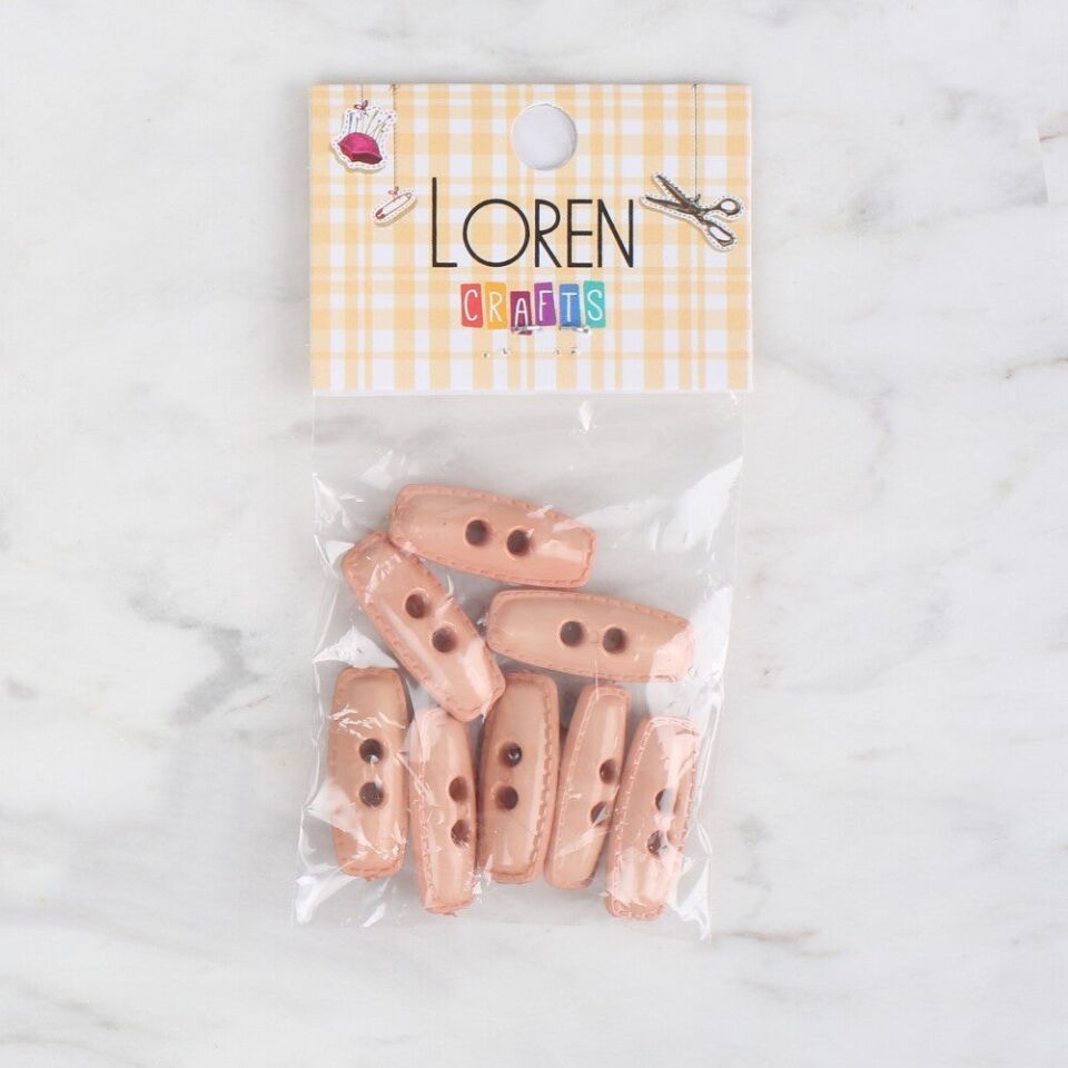 Loren Crafts 8 li Somon Çoban Düğme - 083