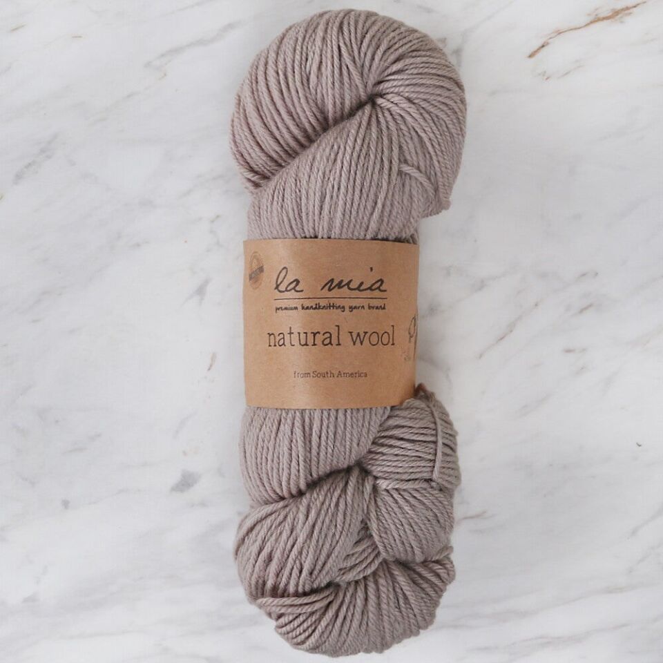 La Mia Natural Wool Bej El Örgü İpi - H3 - 33605