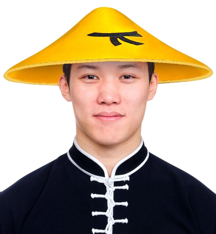 Mey İthalat® Uzak Doğu Asyalı Çin Japon Şapkası Sarı Renk