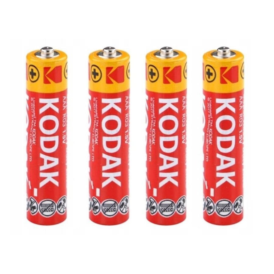 Kodak KAAHZ-S4 Super Heavy Duty Çinko Karbon AAA İnce Kalem Pil / Pakette 60 Adet (491491)