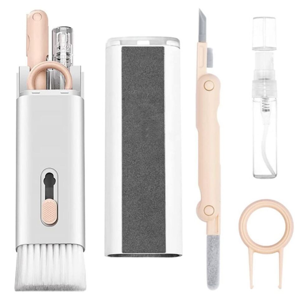 AD Çok Fonksiyonlu KLAVYE TV Bilgisayar Ekranı Kulaklık Fırçalı Spreyli Elektronik Temizlik Seti