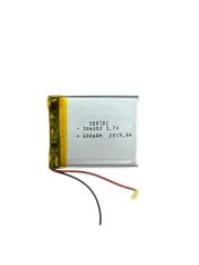304053 3.7V 600 MAh Li-Polymer Pil Devreli/1.5A (491491)
