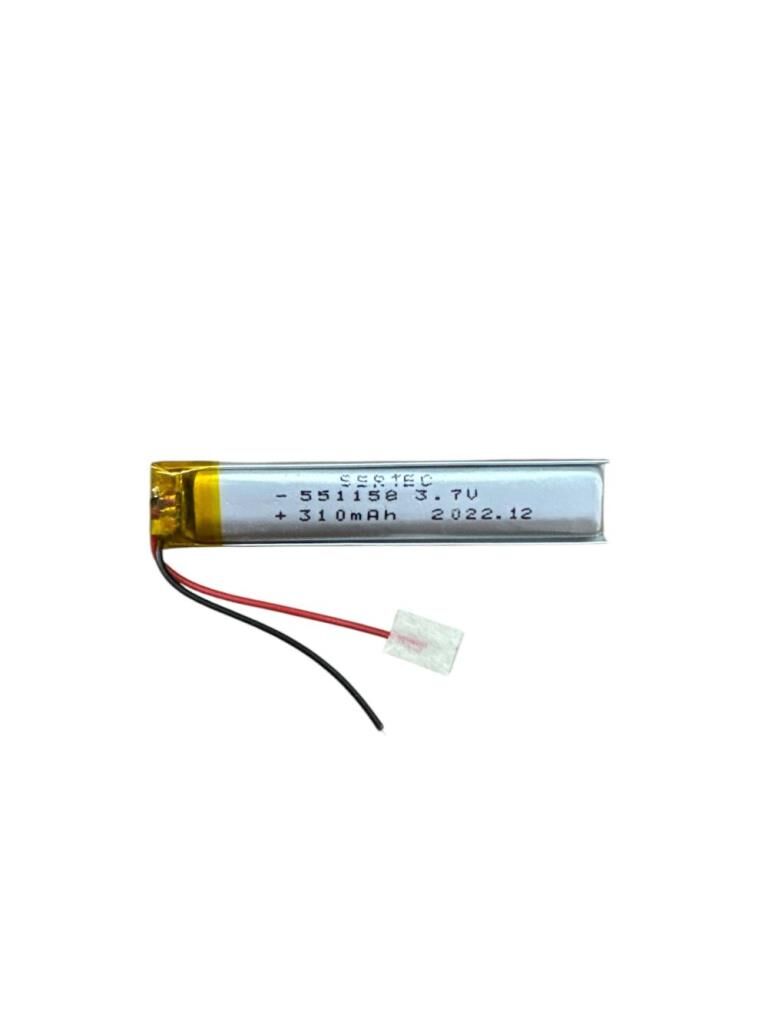 551158 3.7V 310 MAh Li-Polymer Pil Devreli/1.5A (491491)