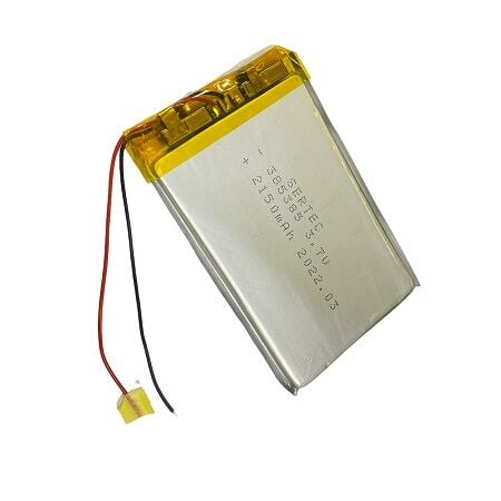 385385 3.7V 2150 MAh Li-Polymer Pil Devreli/1.5A (491491)