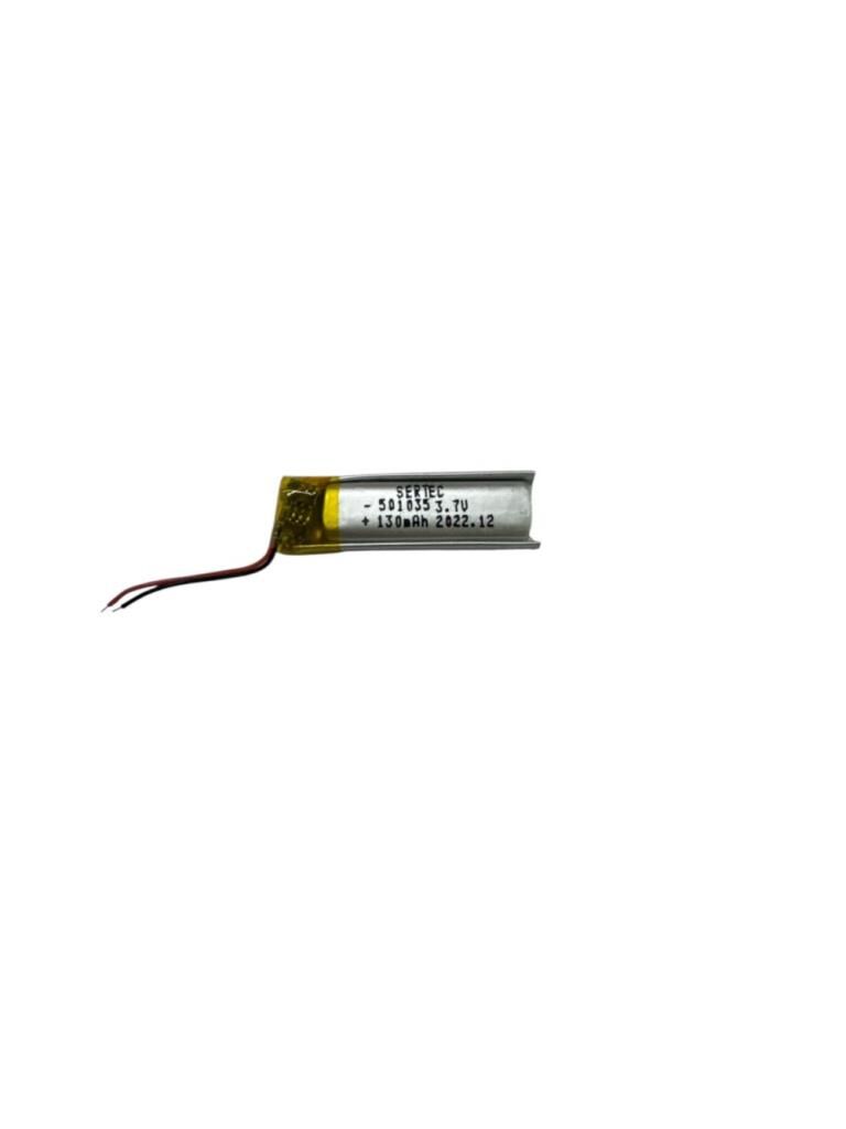 501035 3.7V 130mAh Li-Polymer Pil Devreli/1.5A (491491)