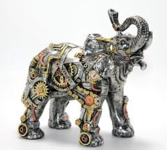Steampunk Polyester Fil Figürü