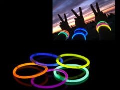 10 Adet Glow Stick Bracelet Fosforlu Kırılan Çubuk Bileklik (491491)