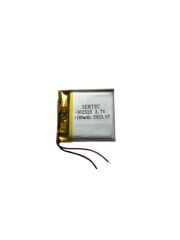 302525 3.7V 180mAh Li-Polymer Pil Devreli/1.5A (491491)