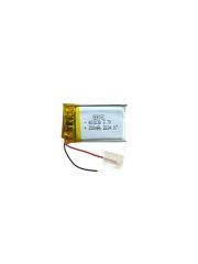 402030 3.7V 200mAh Li-Polymer Pil Devreli/1.5A (491491)
