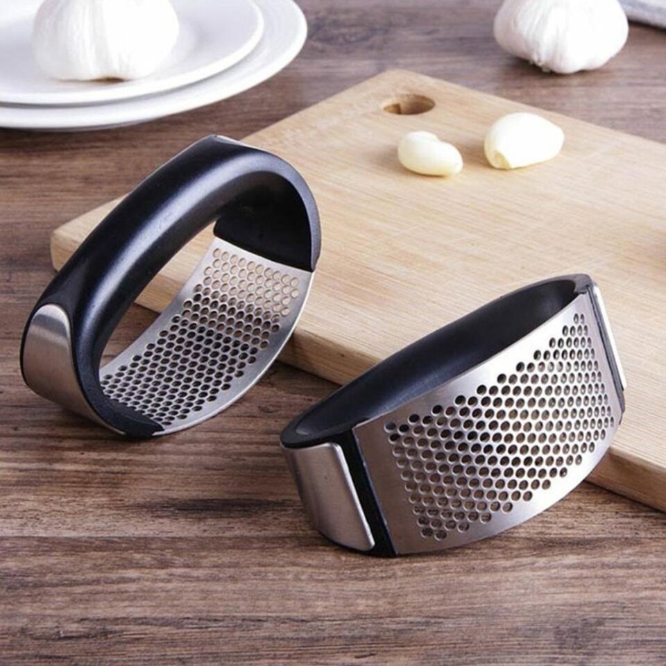 AD Yeni Sarımsak Ezici Paslanmaz Çelik Garlic Press