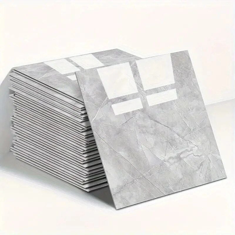 Gri Mermer Desen Du Sticker (30*30)