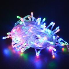 100 Ledli Renkli Yılbaşı Ağacı Işığı Led Ampül (491491)