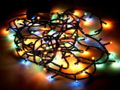 100 Ledli Kırmızı Yılbaşı Ağacı Işığı Led Ampül (491491)