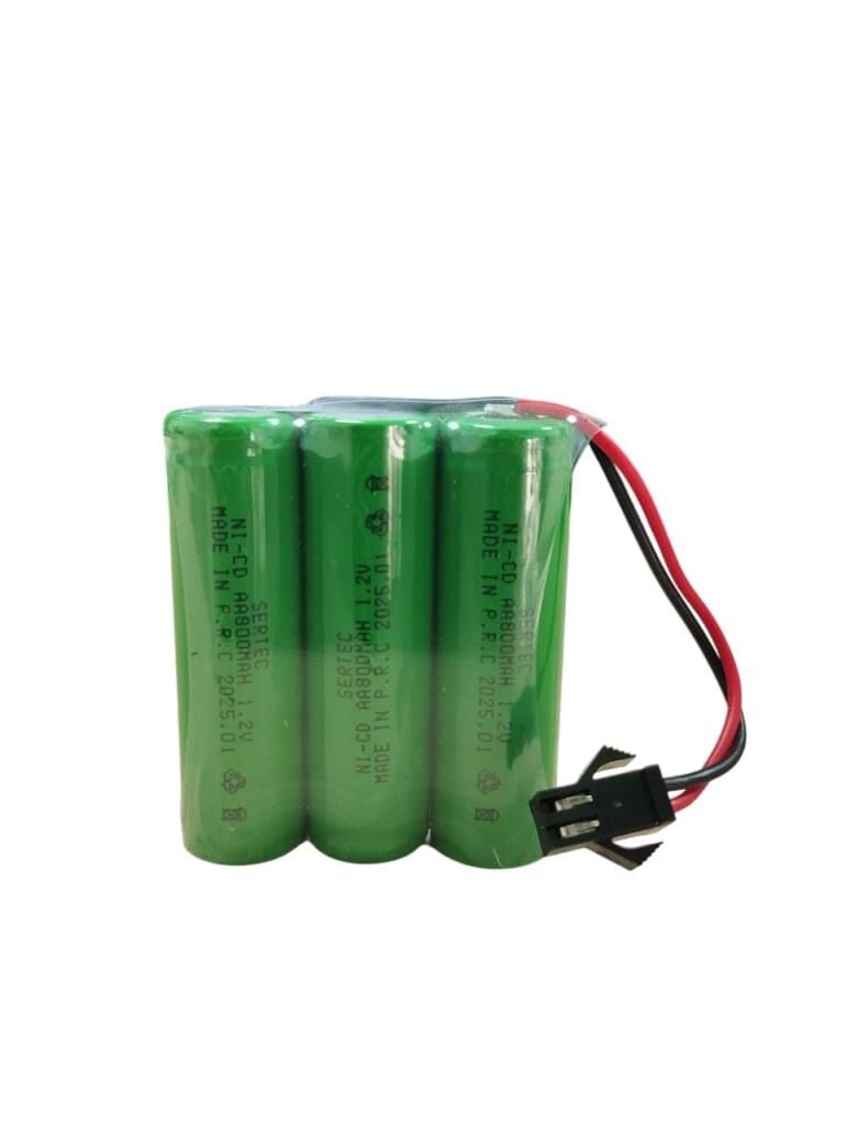 SERTEC 3.6V 3S1P AA 800 MAH KABLO + SİYAH KONNEKTÖRLÜ OYUNCAK PİLİ (491491)