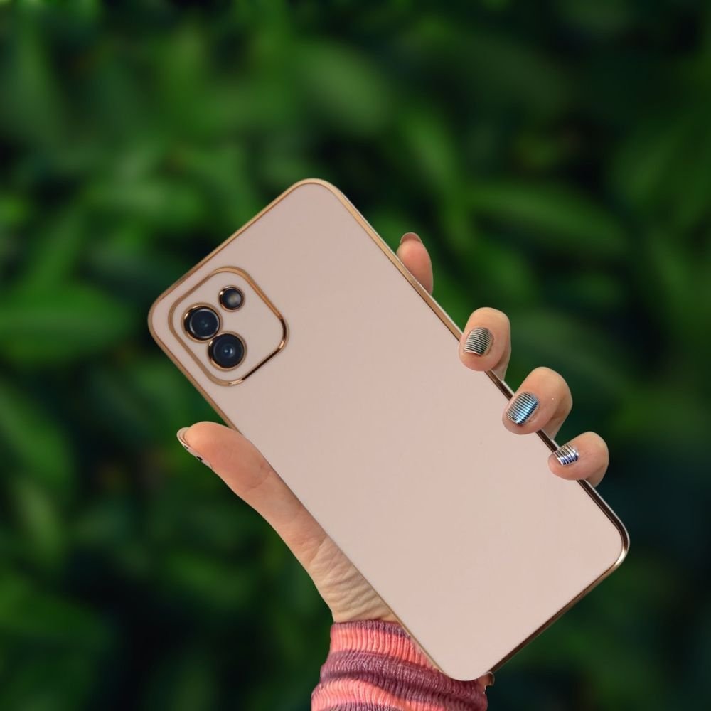Samsung A03  Şanzeli̇ze Kilif Rose Gold (491491)