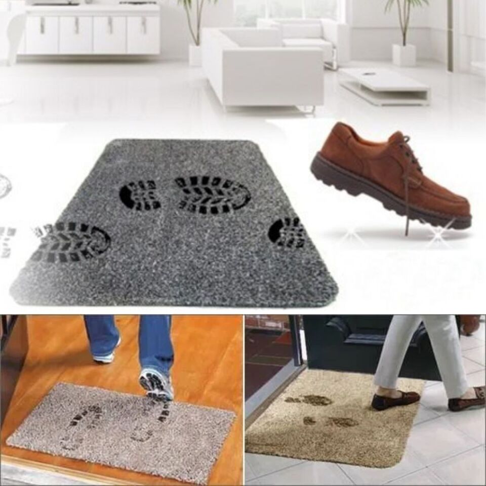 AD Çamaşır Makinesinde Yıkanabilir Kir Toz Emici Mikrofiberli Paspas