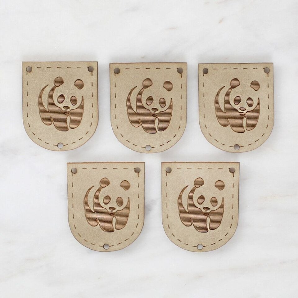 Loren Crafts Figürlü Deri Arma 5 Adet - 1513