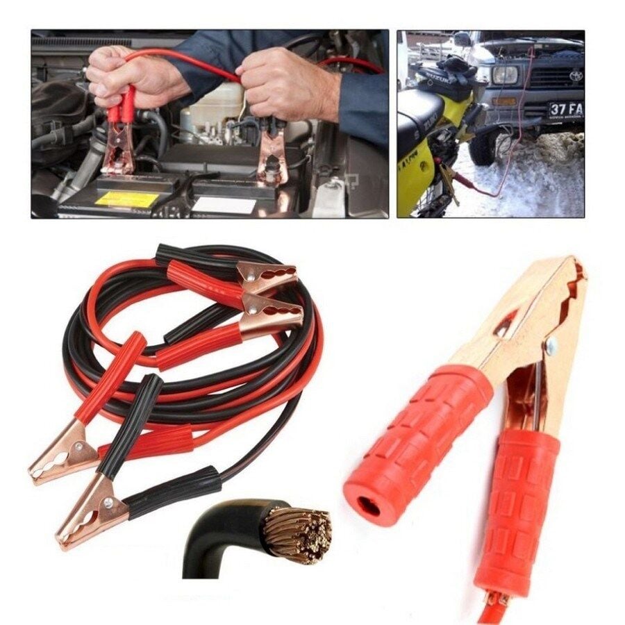 AD 1200 Amper Akü Takviye Kablosu 1,5 Metre Bakır Akü Takviye Cihazı