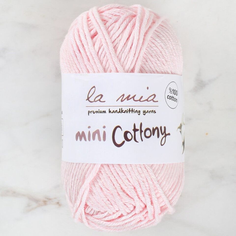 La Mia Mini Cottony 25 gr Pembe Bebek El Örgü İpi