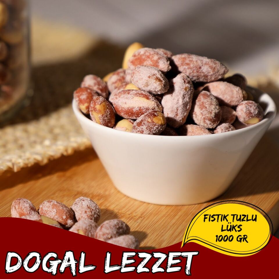 Mey İthalat® FISTIK TUZLU LÜKS 1000 GR (1KG)