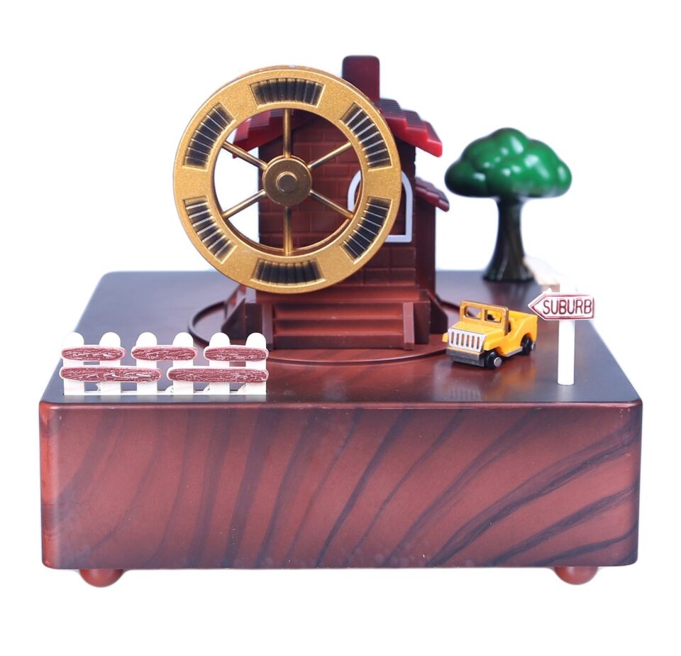 AD Şehir Etrafında Dönen Uçak Müzik Kutusu