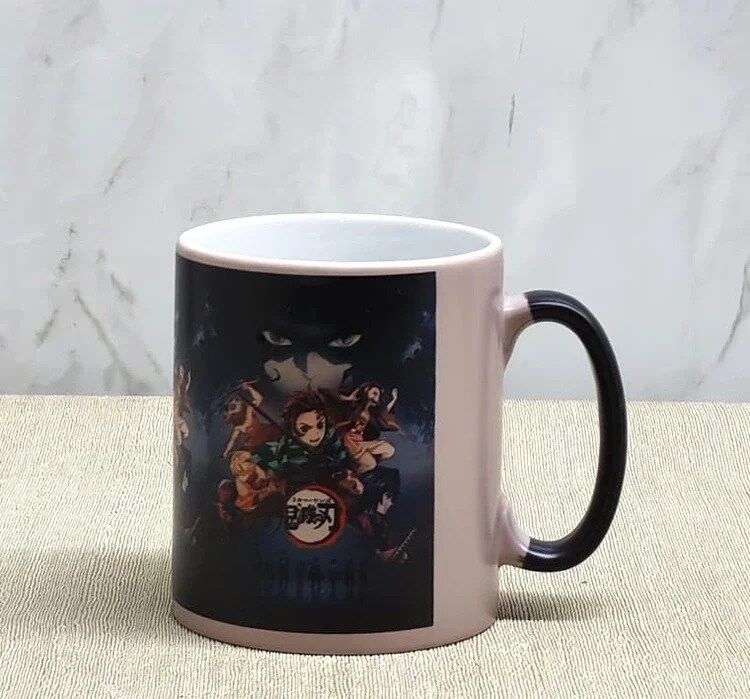 Porselen Renk Değiştiren Demon Slayer Kupa Bardak Aalk380