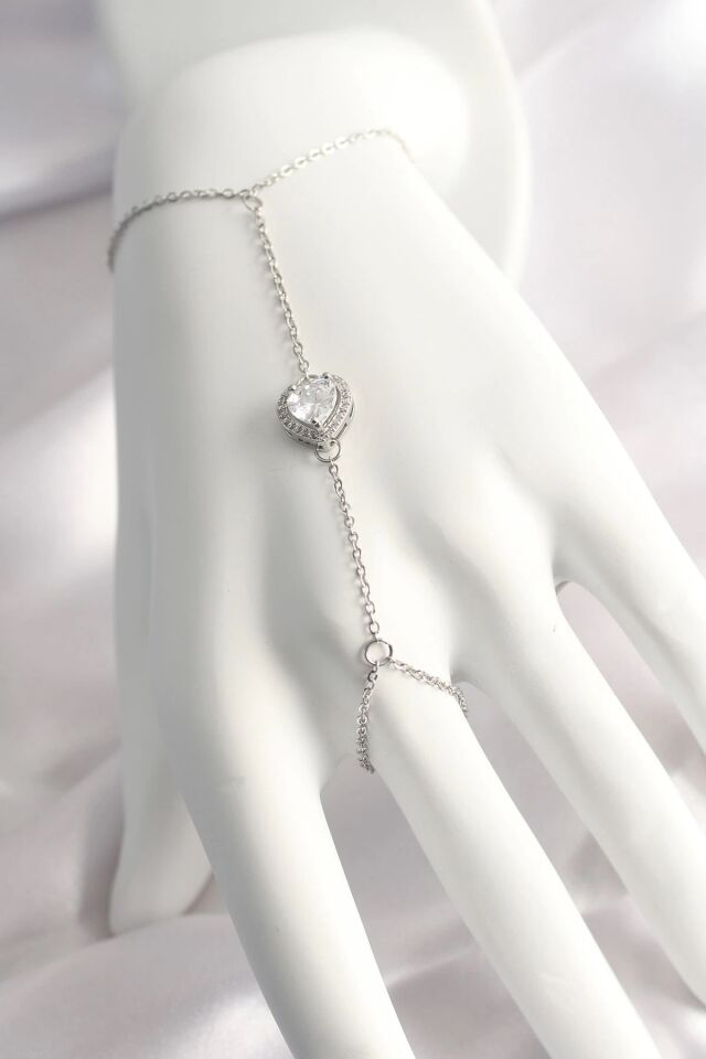 Mey İthalat® 316L Çelik Gümüş Renk Kalp Model Şahmeran