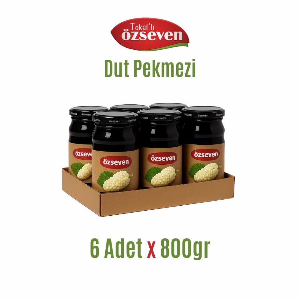 Özseven Dut Pekmezi 1Koli (6Adet x 800gr)