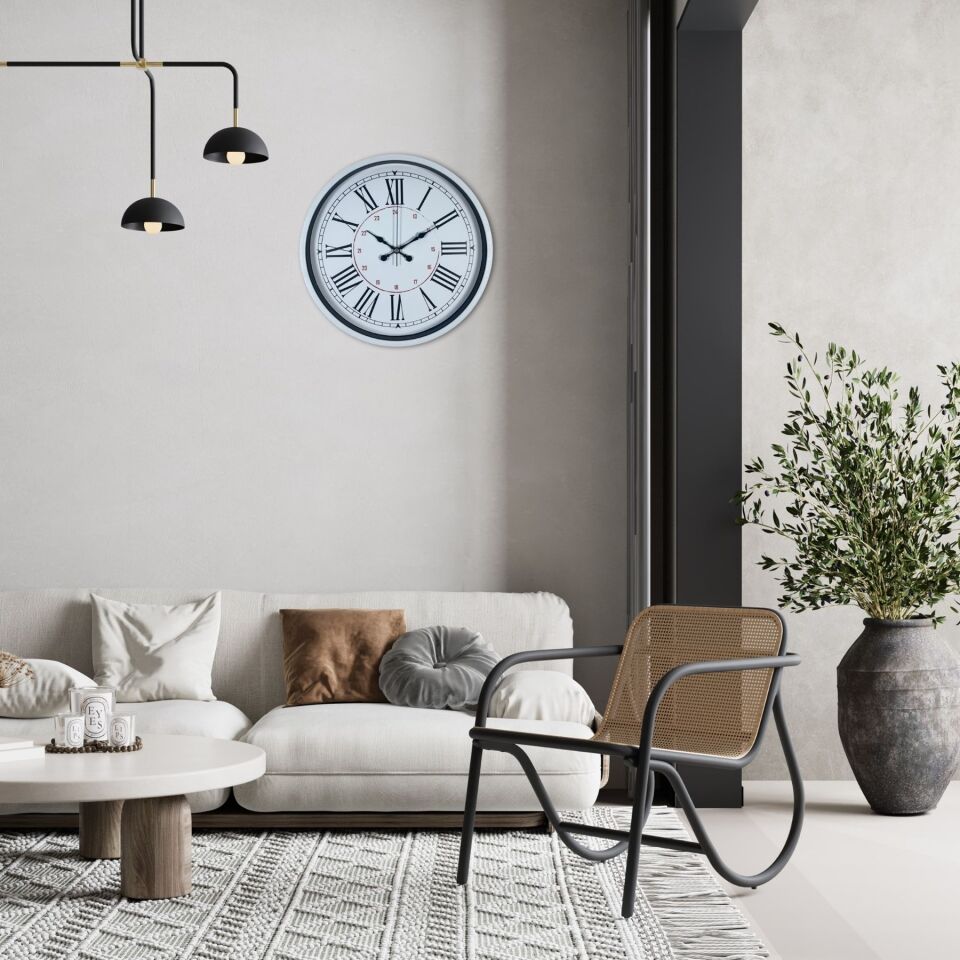 Beyaz 36 Cm Standart Duvar Saati