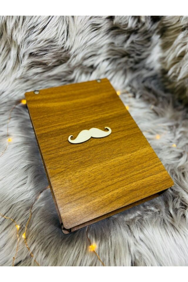 Babalar Günü Ahşap Kutulu Defter Kalem Seti