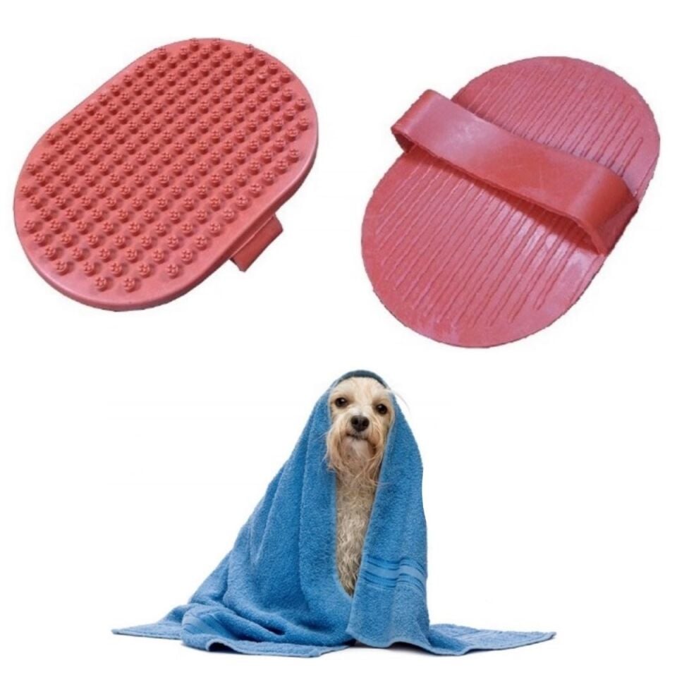 AD Ergonomik Masajlı Evcil Hayvan Kedi Köpek Yıkama Fırçası Aparatı