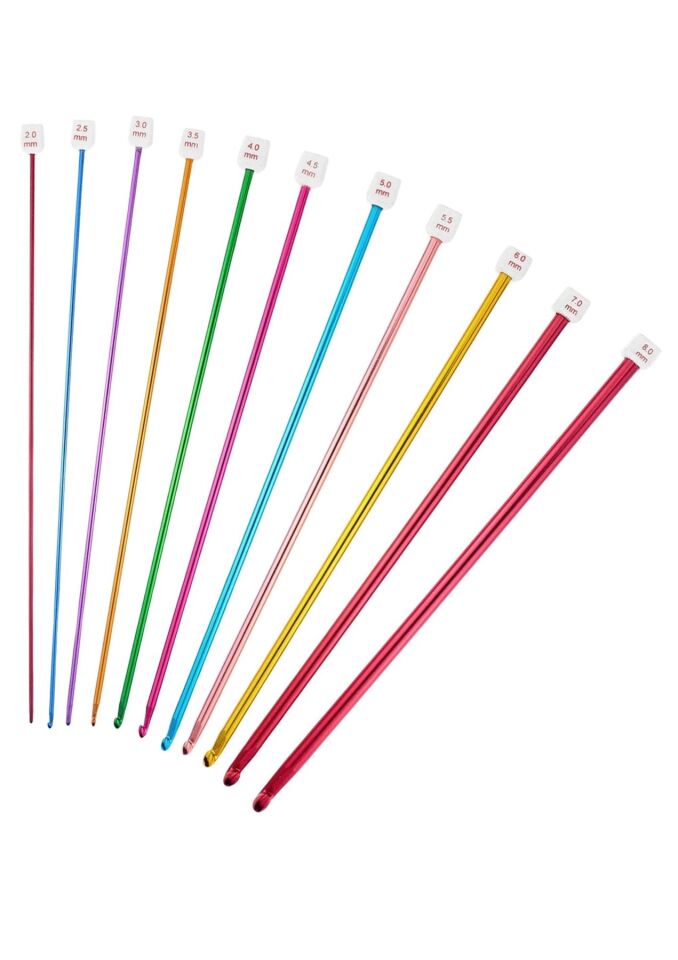 Örgü Tığ Metalize 25 cm  7 Numara