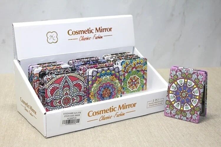 Taşlı El Aynası Dikdörtgen İnce