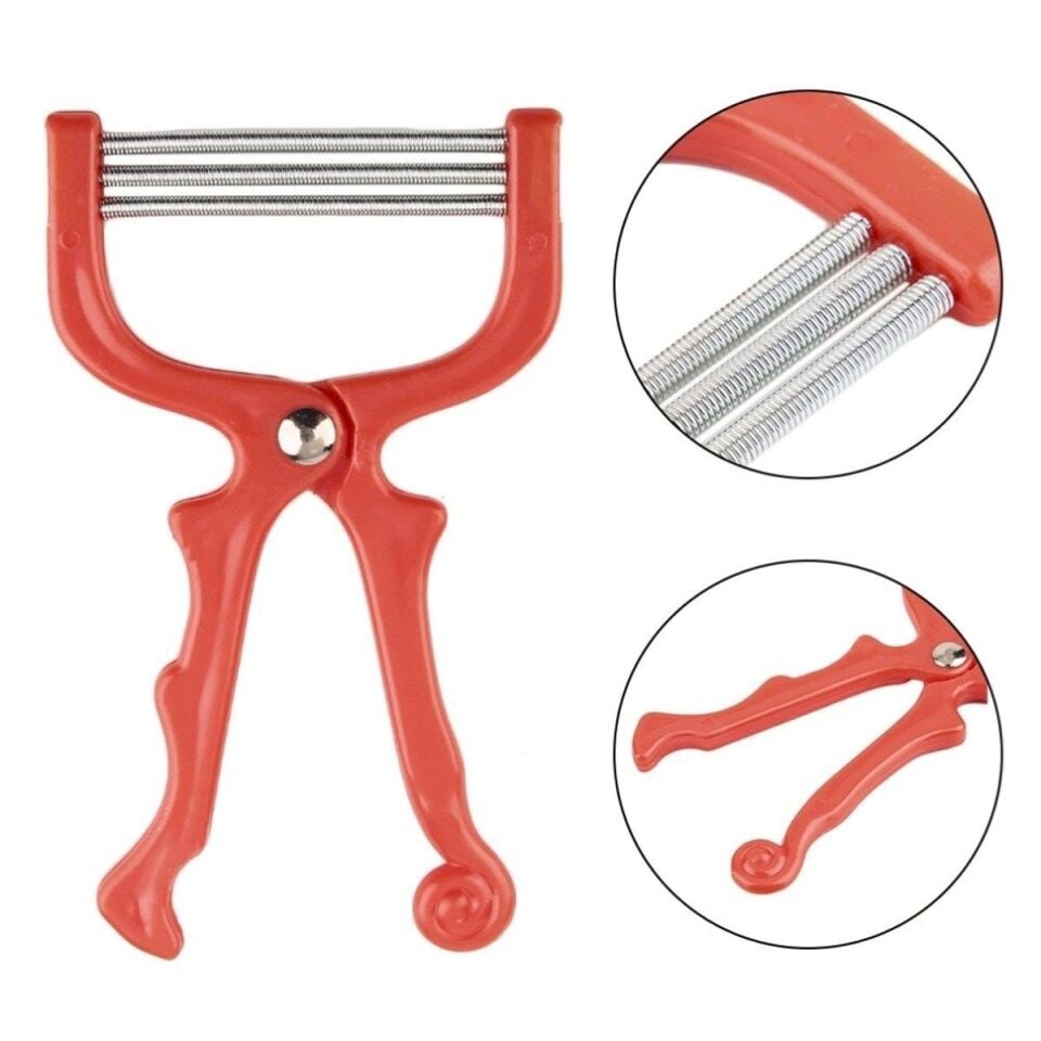 AD Kaş Bıyık Yüz Tüy Alma Aleti Yaylı Yüz Epilasyon Aleti