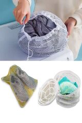 3lü Yıkama File Seti - Ayakkabı Filesi-Plastik Aparatlı Sütyen Yıkama- Çamaşır Yıkama Filesi (491491)