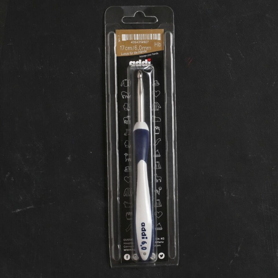 Addi Swing Maxi 6 Mm 17 Cm Lacivert Ergonomik Yün